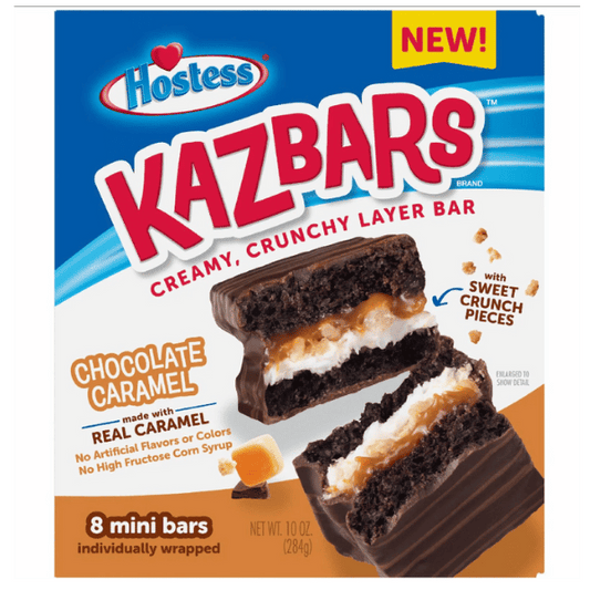 Hostess Kazbars Chocolate Caramel 284g