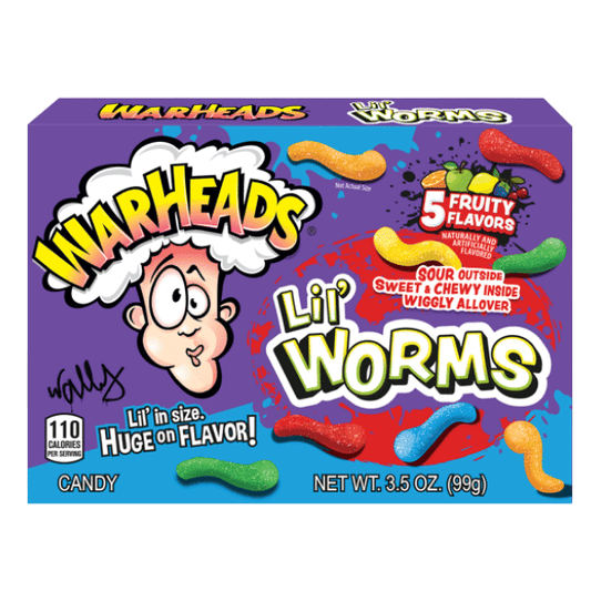 Warheads Lil Worms 99g