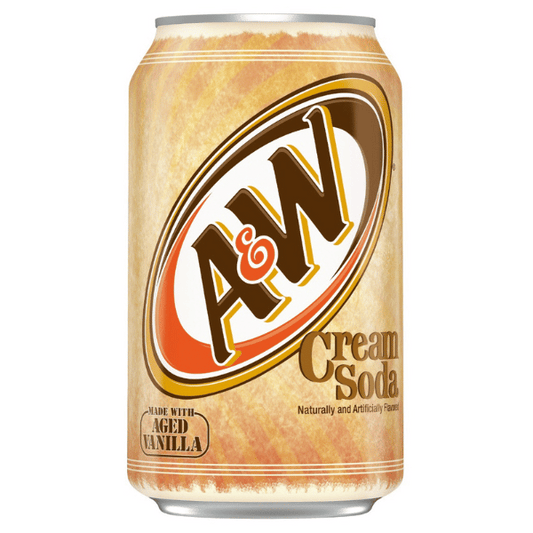 A&W Cream Soda Vanilla 355ml Dose
