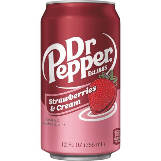 Dr Pepper Strawberries & Cream 355ml Dose