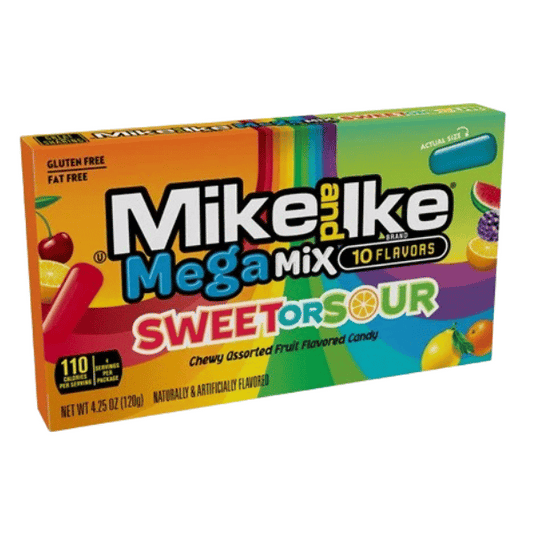 Mike and Ike Mega Mix Sweet or Sour 120g