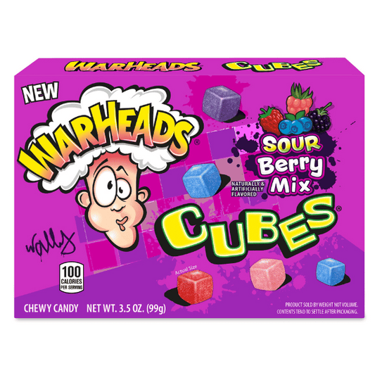 Warheads Sour Berry Cubes 99g